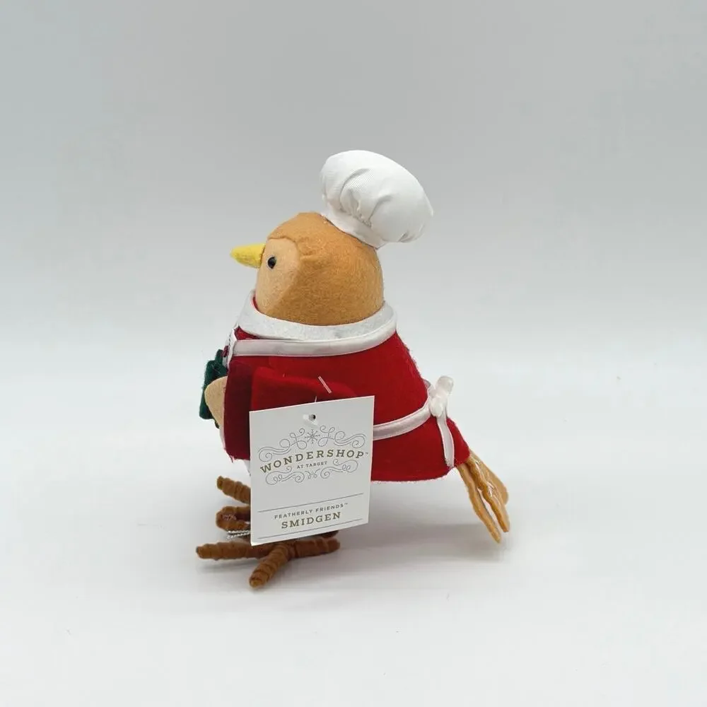 Target Featherly Friends Bird SMIDGEN w/Baker Hat How To Cook Book Christmas NEW